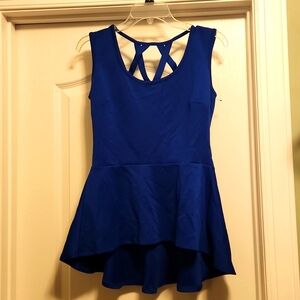 Bisou Bisou blue shirt